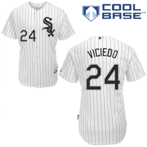 Dayan Viciedo #24 MLB Jersey-Chicago White Sox Men's Authentic Home White Cool Base Baseball Jersey